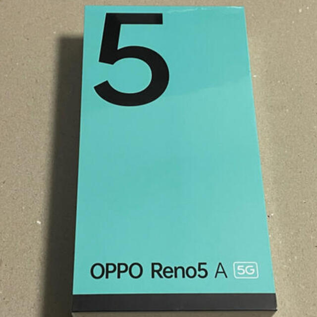 新品未開封 OPPO Reno5A シルバーブラック - スマートフォン本体