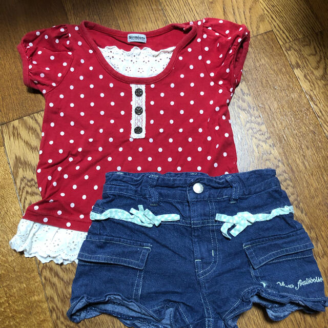 しまむら(シマムラ)の女児　100セット キッズ/ベビー/マタニティのキッズ服女の子用(90cm~)(Tシャツ/カットソー)の商品写真