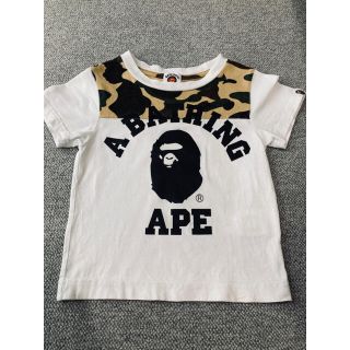 アベイシングエイプ(A BATHING APE)の☆A BATHING APE BAPE KIDS☆ 90サイズ迷彩シャツbpe(Tシャツ/カットソー)