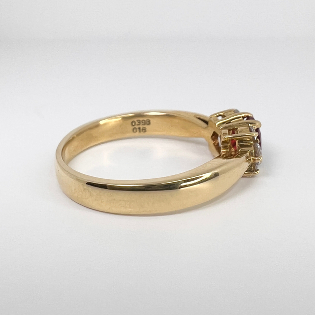 Ambrose k18 ルビー 0.398ct ダイヤ 0.16ct 3.97g レディースのアクセサリー(リング(指輪))の商品写真