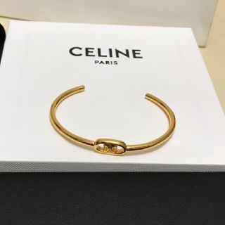 celine - 正規品 セリーヌ celine ノット バングル ブレスレット ゴールド Sの通販｜ラクマ