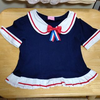 アンジェリックプリティー(Angelic Pretty)のマリンセーラーカラーカットソー(カットソー(半袖/袖なし))