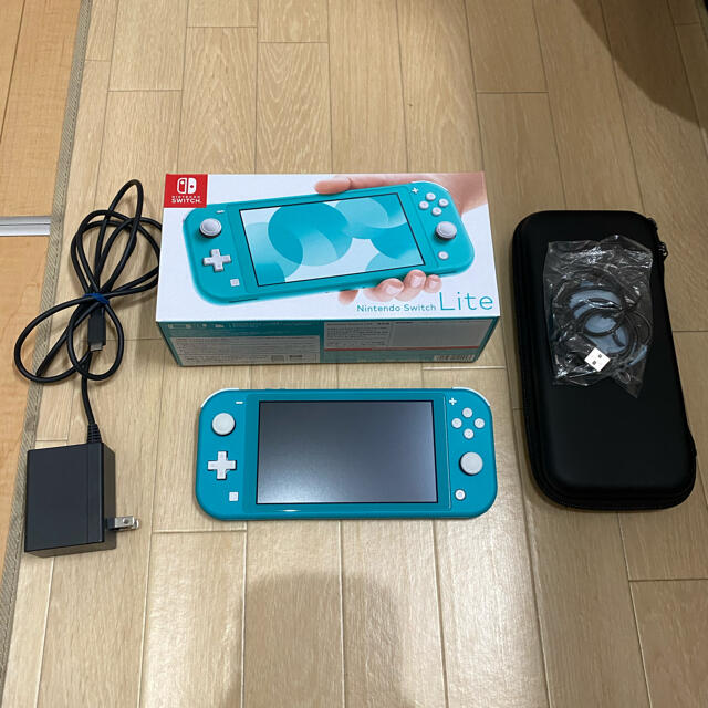 Nintendo Switch(ニンテンドースイッチ)のNintendo Switch  Lite ターコイズ　中古品 エンタメ/ホビーのゲームソフト/ゲーム機本体(家庭用ゲーム機本体)の商品写真