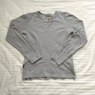 アヴィレックス(AVIREX)の長袖Tシャツ　　グレー　AVIREX(Tシャツ/カットソー(七分/長袖))