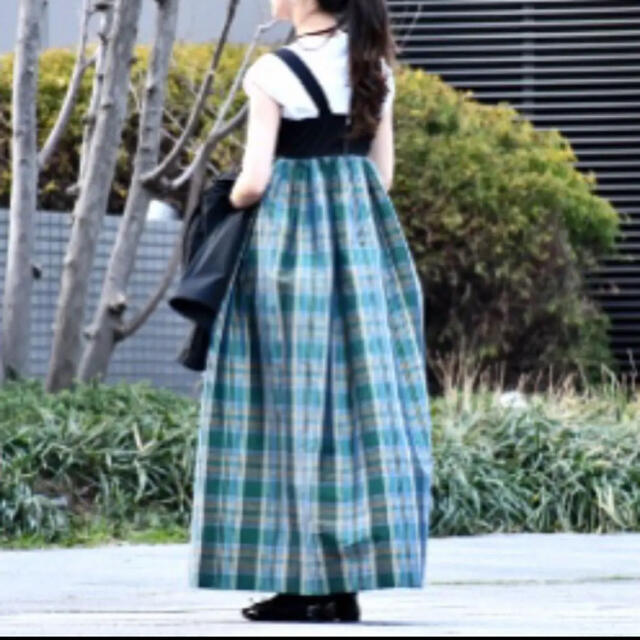 低反発 腰用 未使用 ドゥロワー別注 scyeチェックワンピース 38サイズ