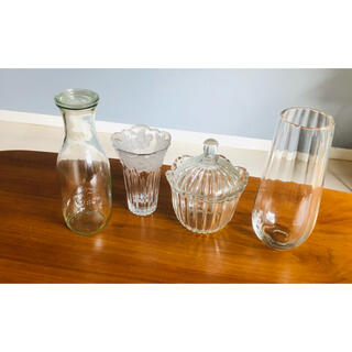 ビーカンパニー(B-COMPANY)のWECK ジュースジャー　花瓶　フラワーベース　ジュエリーポット　ガラス容器(花瓶)