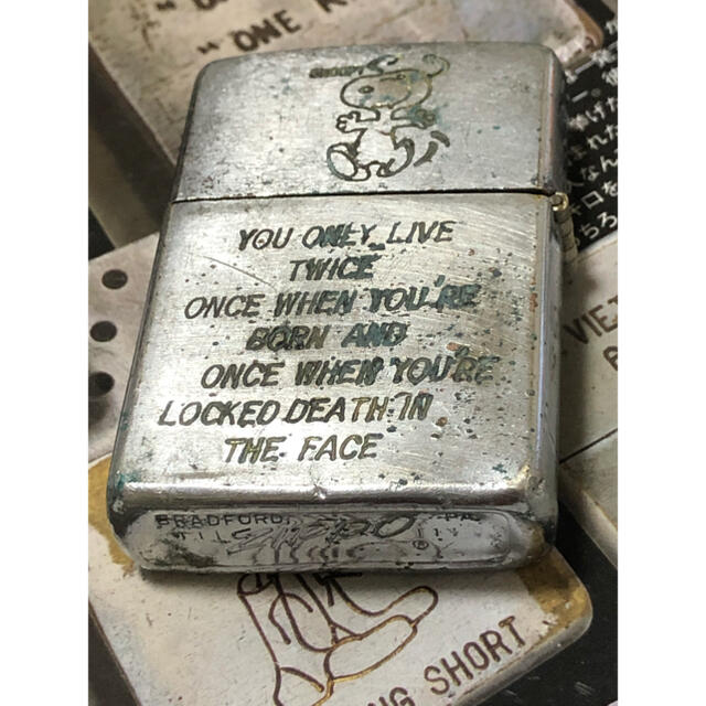 【ベトナムZIPPO】本物 1968年製ベトナムジッポー「兵士と子供」TUY