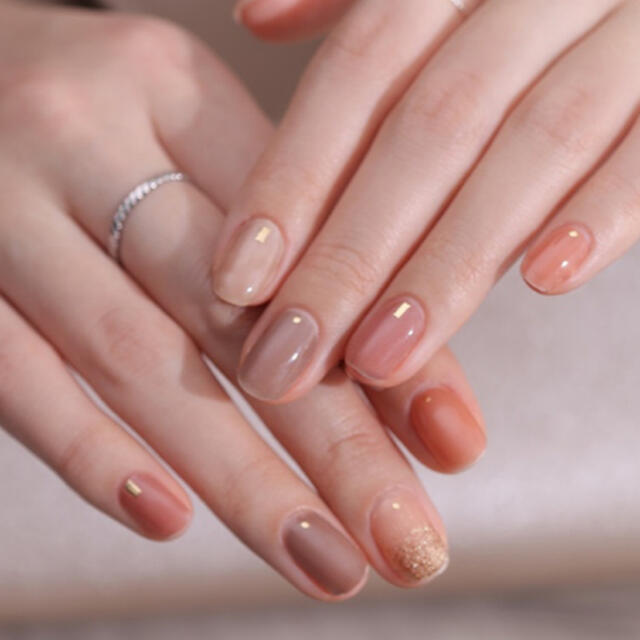 NAIL HOLIC(ネイルホリック)のオフィスネイル★こなれオールシーズンベージュ【ジェラートファクトリー】正規品  コスメ/美容のネイル(ネイル用品)の商品写真