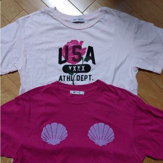 ウィゴー(WEGO)のWEGO ピンクTシャツセット(Tシャツ(半袖/袖なし))