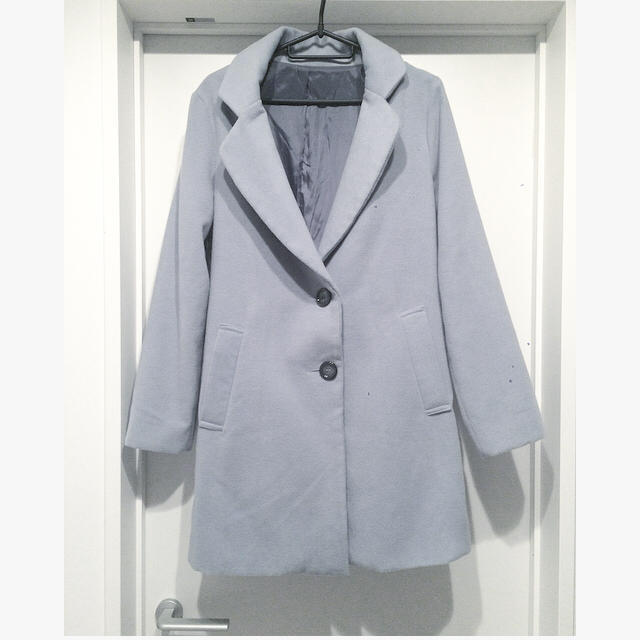 w closet(ダブルクローゼット)のブルー♡ジャケット♡コート レディースのジャケット/アウター(チェスターコート)の商品写真