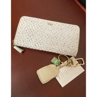 アニヤハインドマーチ(ANYA HINDMARCH)のアニヤ・ハインドマーチ 長財布&キーホルダー レザー メッシュ(財布)