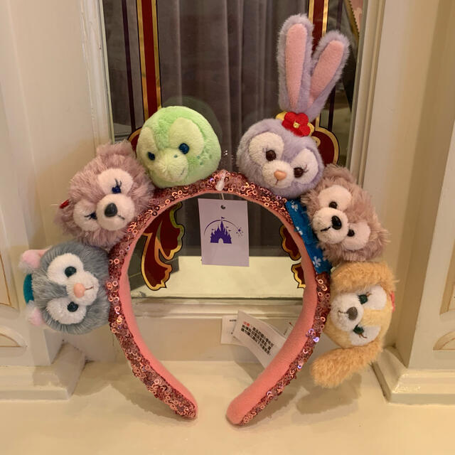香港ディズニー ダッフィーアンドフレンズ ぬいぐるみカチューシャ | フリマアプリ ラクマ
