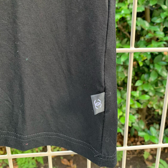 vintage CHANELタグ付きスタッズTシャツ - Tシャツ(半袖/袖なし)
