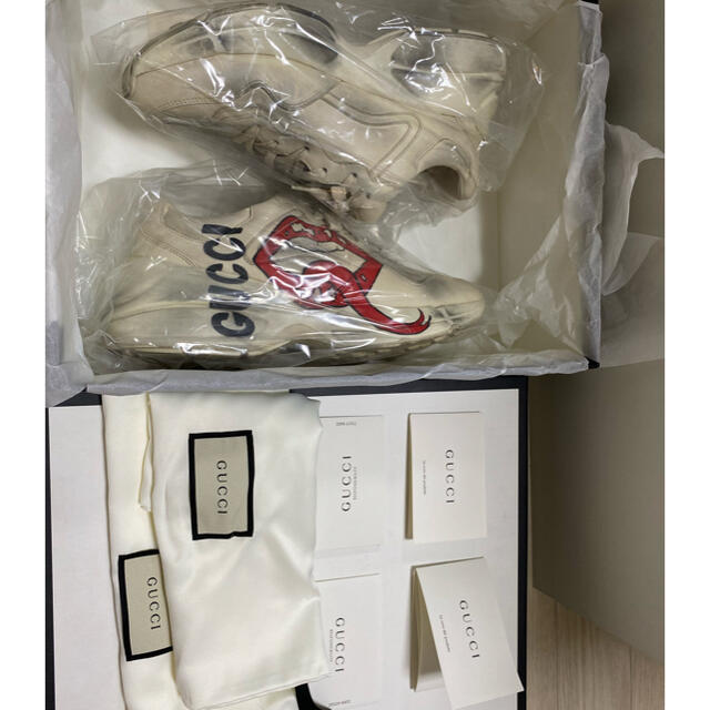 Gucci(グッチ)のGUCCI  グッチ ライトンマウスプリント ヴィンテージ スニーカー　 メンズの靴/シューズ(スニーカー)の商品写真