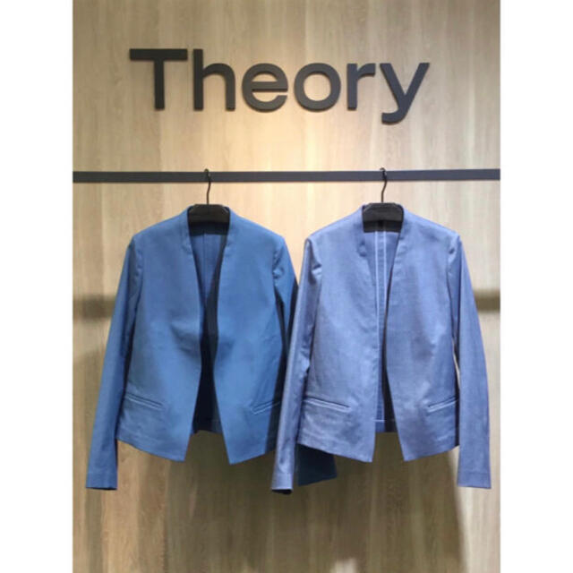 theory(セオリー)のTheory ストレッチキャンバスジャケット レディースのジャケット/アウター(ノーカラージャケット)の商品写真