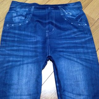 デニム風レギンス セレブ裏起毛 ※値下げ(デニム/ジーンズ)