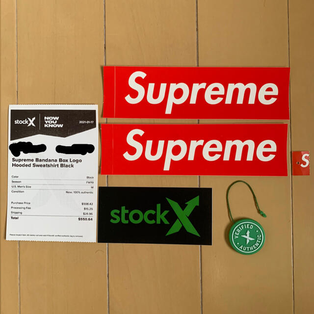 メンズsupreme bandana box logo hooded