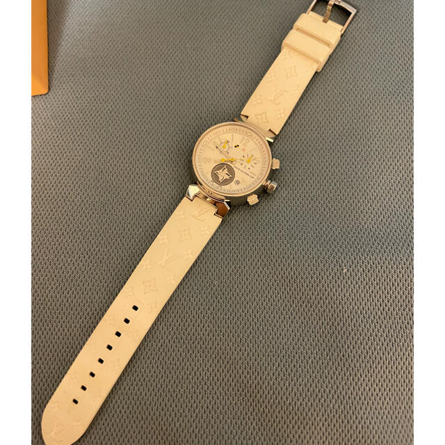 LOUIS VUITTON(ルイヴィトン)のルイヴィトン　タンブールSS クロノラバー　ラブリーカップ　替えベルト付き レディースのファッション小物(腕時計)の商品写真