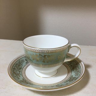 ウェッジウッド(WEDGWOOD)のウェッジウッド  コロンビア　セージグリーン　カップソーサー(食器)