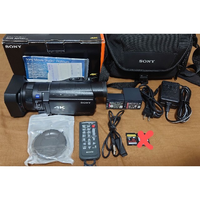 SONY 4Kビデオカメラ FDR-AX100