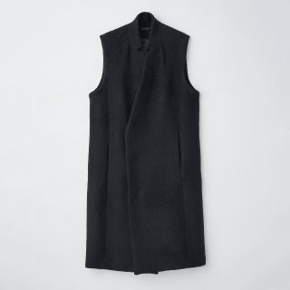 メンズjuha SHAGGY SLEEVELESS COAT ロングジレ