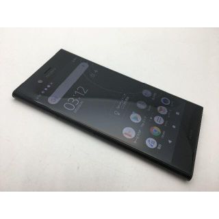 ソニー(SONY)のSIMフリー au XPERIA XZ1 SOV36 ブラック◆美品◆185(スマートフォン本体)