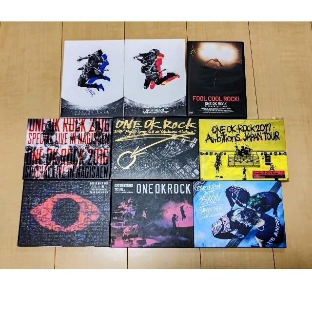 ONE OK ROCKライブDVD+映画DVDセット