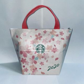 スターバックスコーヒー(Starbucks Coffee)の【ハンドメイド】紙袋リメイク保冷バッグ【スタバ】(バッグ)