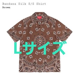 キムタク　私物　supreme Bandana Silk S/S Shirt M