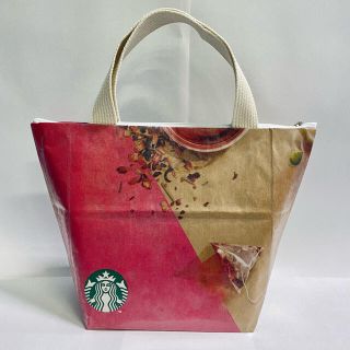 スターバックスコーヒー(Starbucks Coffee)の【ハンドメイド】紙袋リメイク保冷バッグ【スタバ】(バッグ)