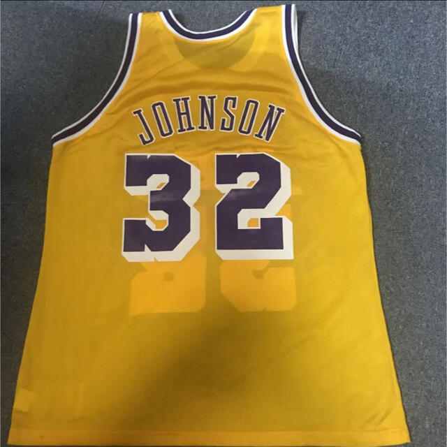 Champion(チャンピオン)のマジック ジョンソン レイカーズ  Magic Johnson チャンピオン スポーツ/アウトドアのスポーツ/アウトドア その他(バスケットボール)の商品写真