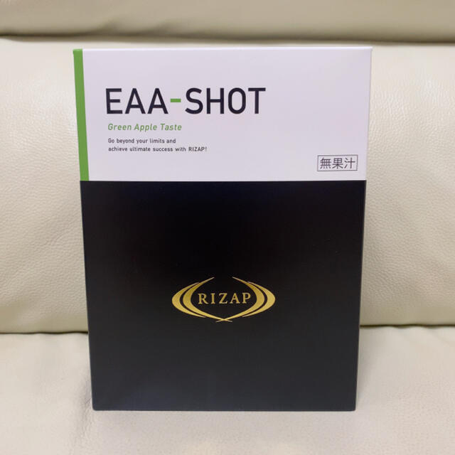 味の素(アジノモト)のRIZAP EAA-SHOT グリーンアップル アミノ酸 ライザップ 新品未使用 食品/飲料/酒の健康食品(アミノ酸)の商品写真
