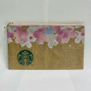 スターバックスコーヒー(Starbucks Coffee)の【ハンドメイド】紙袋リメイクポーチ【スタバ】(ポーチ)