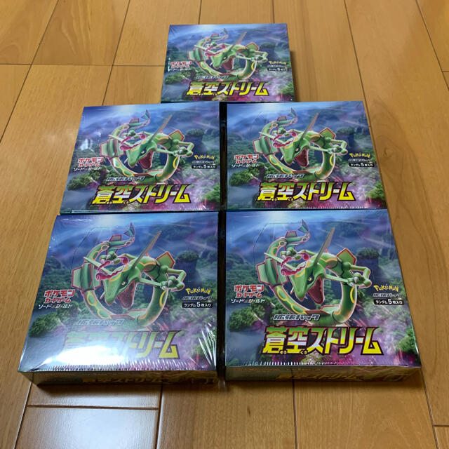 ポケモン - 【新品未開封】シュリンク付き ポケモンカード 蒼空ストリーム 5box
