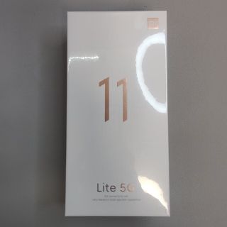 アンドロイド(ANDROID)の7/13まで★mi 11 Lite 5G トリュフブラック(スマートフォン本体)