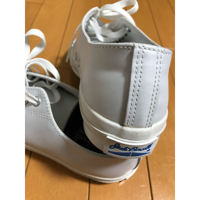 Converse Jack Purcell ホワイトレザーのスニーカー 4