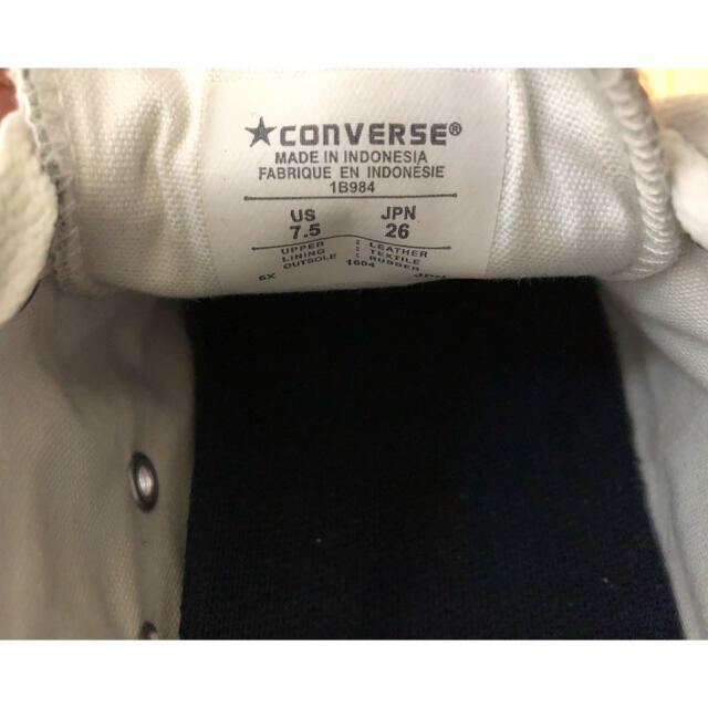 Converse Jack Purcell ホワイトレザーのスニーカー 5