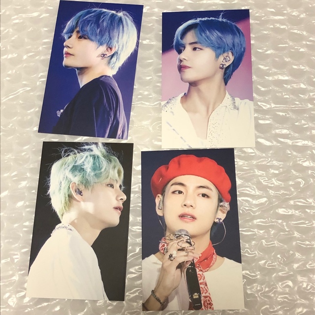 防弾少年団(BTS) - BTS テテ 青髪 スローガンの通販 by Hina's 防弾少年団(BTS) - BTS テテ 青髪 スローガンの通販 by Hina's