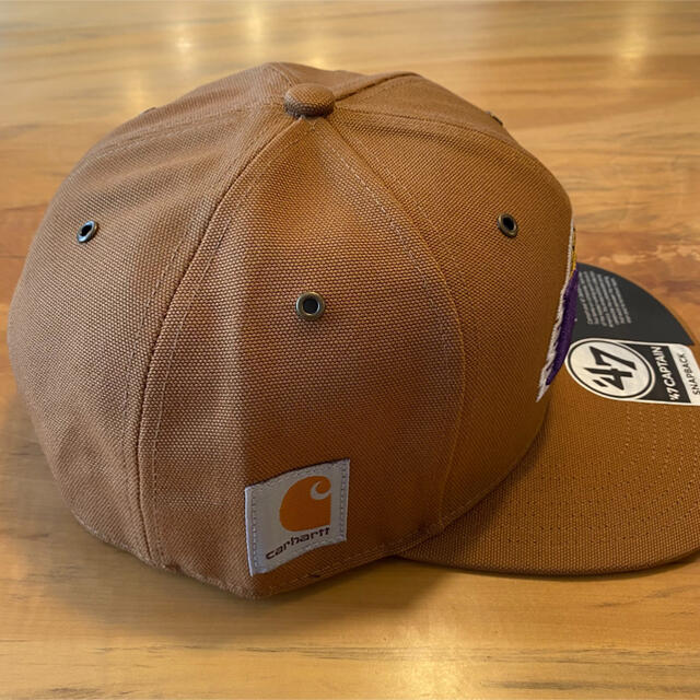 【新品】Carhartt × 47BRAND レイカーズ キャップ 茶 ブラウン