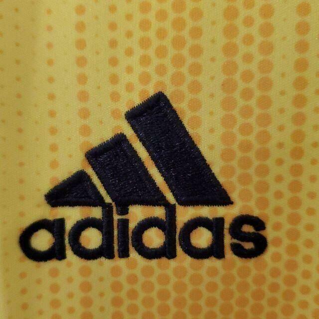 adidas(アディダス)の【新品】【サイズ：130】adidasキッズTシャツ(イエロー) キッズ/ベビー/マタニティのキッズ服男の子用(90cm~)(Tシャツ/カットソー)の商品写真