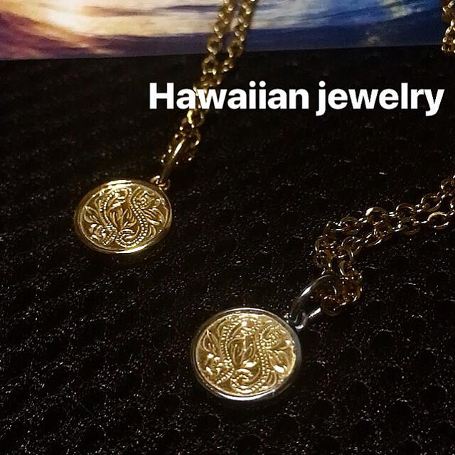 ハワイアンジュエリー ネックレス コインネックレス メダルネックレス メダル15cmメダル直径