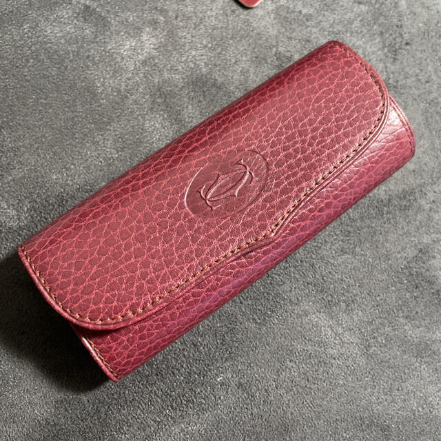 ヴィンテージ Cartier カルティエ 巾着ショルダーバッグ &キーケース