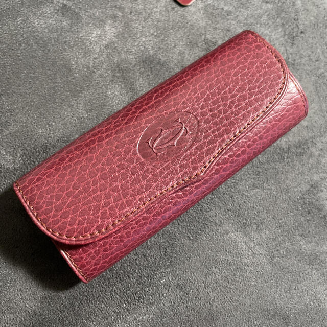 ヴィンテージ Cartier カルティエ 巾着ショルダーバッグ ＆キーケース