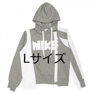 サカイ(sacai)のNIKE sacai hoodie grey white 新品 KAWS(パーカー)