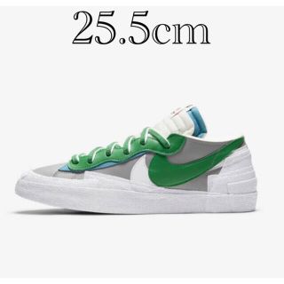 ナイキ(NIKE)のNIKE sacai Blazer Low Classic Green 25.5(スニーカー)