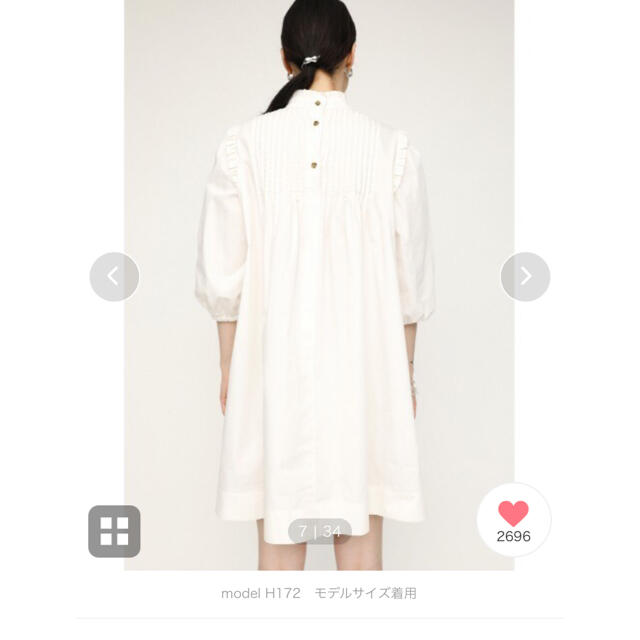 SLY 本日限定値下げ SLY TUCK SMOCK DRESS/タックドレスの通販 by りんりん's shop｜スライならラクマ