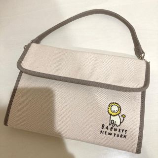 バーニーズニューヨーク(BARNEYS NEW YORK)のハンドル付きキャンバス母子手帳ケース(母子手帳ケース)