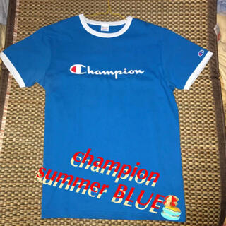 チャンピオン(Champion)の超オシャレ ‼️ チャンピオンchampion summer BLUE XL(Tシャツ/カットソー(半袖/袖なし))