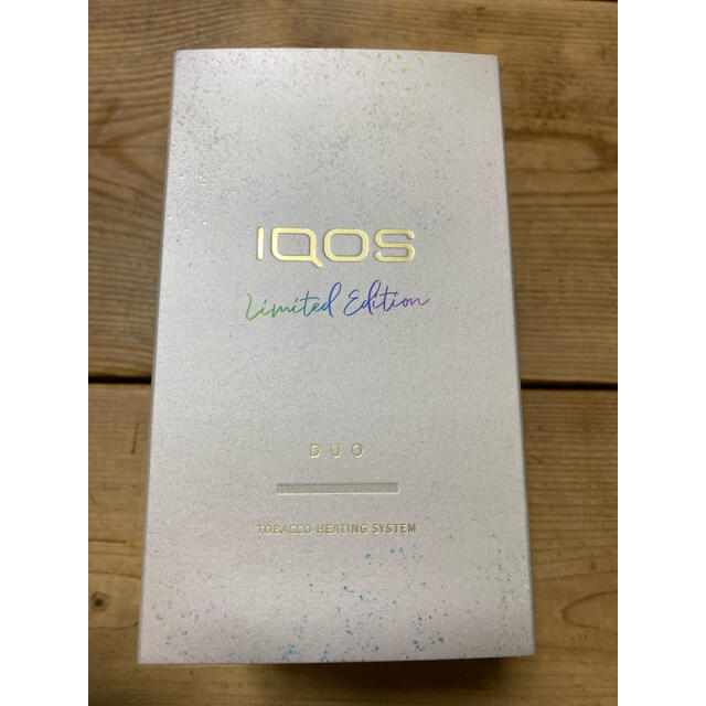 【限定色】iQOS 3 DUO ムーンシルバー 本体キット+キャップ、ドアカバー