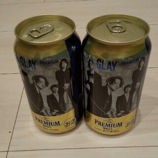 GLAY プレミアムモルツ ２缶 ビール グレイ GLAY缶(ビール)